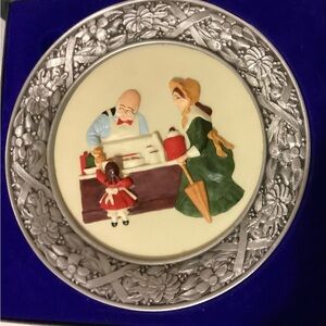 Vintage Sebastian Miniatures 6” plate # 3421  The Candy Store plate